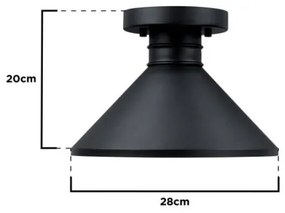 Westinghouse 61238 - Kültéri mennyezeti lámpa WALTER 1xE27/60W/230V IP44