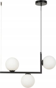 FĂŒggĆ lĂĄmpa Andy 3 TejgolyĂłk 3xG9 Fekete Sigma Lighting 33609