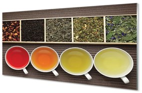 Akrilkép tea gyógynövények 100x50 cm