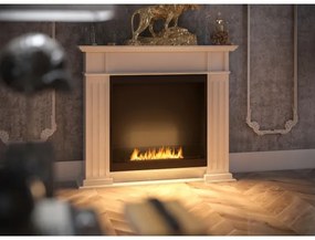 InFire - BIO Kandalló 115x100 cm 3kW fehér