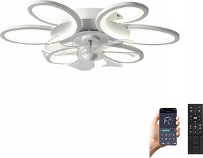 Mennyezeti Ventilátor Lámpa Világítás Plafon Led Csillár Távirányító App
