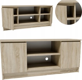 Rtv szekrény 2D1P120SON sonoma 120cm kis asztal Tv szekrény könyvespolc