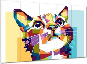 Vászonkép 100x70 Absztrakt macska