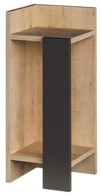 Éjjeliszekrény Elos left - Oak, Anthracite