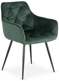 Zöld Bársony Étkezőszék. MODESTO