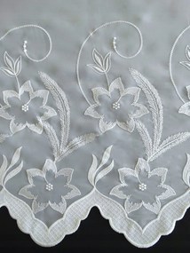 Mg Mela Fátyol Fehér hímzés 115x165cm lengyel Ár!