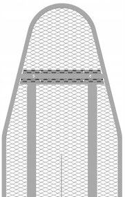 Erga Model 101, vasalódeszka 137,5x30x89 cm, ezüstszürke, ERG-SEP-10DESPRMOD101