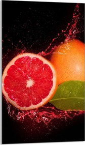 Üveg Vágódeszka 30x52 Grapefruit Konyha