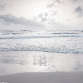 Poszter 20x20cm Csendes tengerpart felhőkkel, Assaf Frank