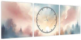 Kép - Elegáns tájkép (órával) (90x30 cm)