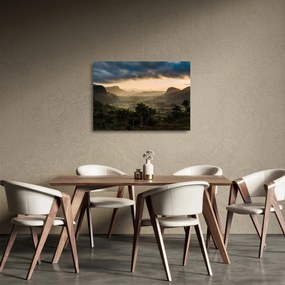 Kép - Kubai csúcsok (üvegen) (70x50 cm)