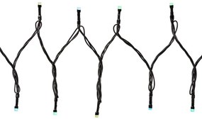 Nedis WIFILX01C84 - LED RGB Kültéri lánc 84xLED/8 funkció 13m IP65 Wi-Fi Tuya