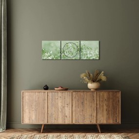 Kép - Harmat a fűben (órával) (90x30 cm)