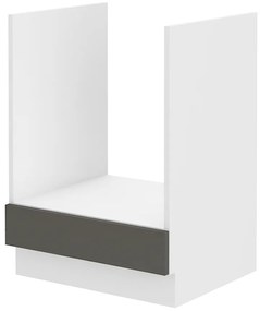 Alsó konyhaszekrény a sütő alá Lavera 60 D GAZ BB (fehér + fényes szürke). 1032412