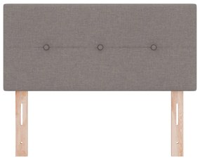 LED Fejtámla Gombtuffált Taupe 90 cm Szövet
