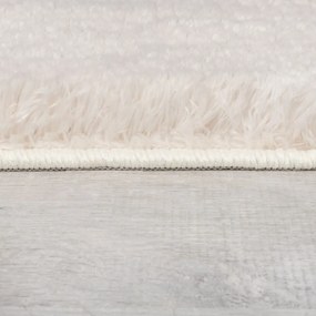 Krémszínű szintetikus szőrme szőnyeg 200x290 cm Faroe Wool Look Fur – Flair Rugs