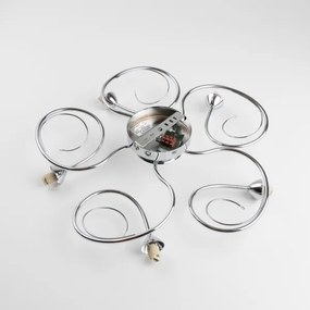 Eglo 32103 - LED felületre szerelt csillár VELAGO 5xG9/33W/230V fényes króm