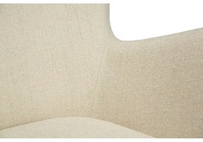 Krémszínű buklé fotel Glam – DAN-FORM Denmark