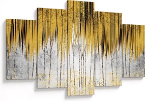 Kép - Arany vonalak (150x105 cm)