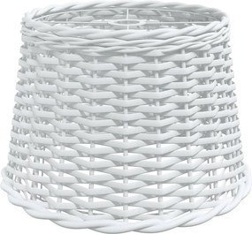 vidaXL fehér fonott mennyezeti lámpaernyő Ø40 x 26 cm