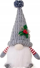 Karácsonyi manó szakáll LED-es világító szürke