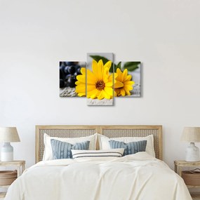 Sárga virág képe (90x60 cm)
