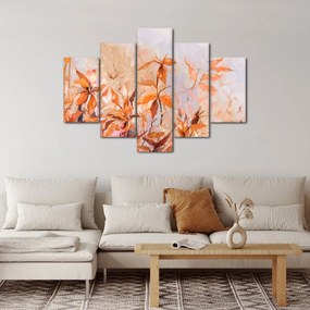 Kép - Festett virágok (150x105 cm)