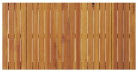 Étkezőasztal - Fekete, 110x55x62 cm, Tömör akácfából