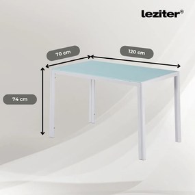 Midland 4+1 étkező garnitúra fehér-szürke