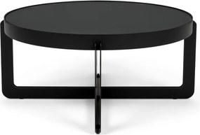 Fekete kerek dohányzóasztal Centre – Zuiver