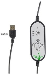 LED Dimmelhető asztali lámpa csíptetővel növények termesztéséhez LED/15W/5V