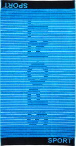 SPORT Strandtörölköző kék 165x90cm