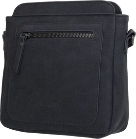 Sötétkék steppelt keresztpántos táska „Diadem”