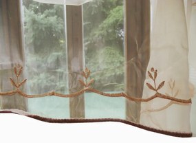 Janka Barack Organza függöny 250 x 250 cm tulipános