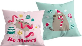 Pusheen Be Merry párna, díszpárna 40x40 cm