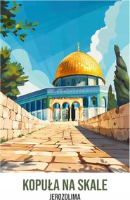 Poszter 68x98cm Szikla kupola