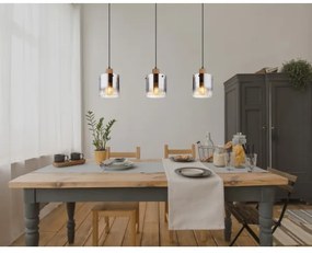 Globo 15915-3H - Kábelre függesztett csillár UNDERWOOD 3xE27/60W/230V