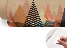 Öntapadós fotótapéta Stílusos minta Absztrakt tájkép 250x104 cm