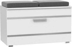 Opal cipősszekrény, fehér