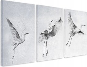 Faliképek a nappaliba Fali dekoráció Darvak repülés közben 90x180