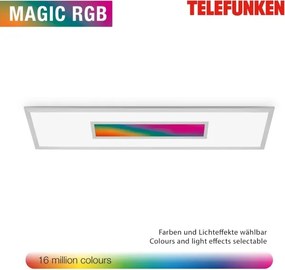 LED RGBW dimmelhető panel LED/20W/230V ezüst + távirányító