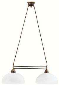 Kolarz 731.82.54 - Csillár zsinóron NONNA 2xE27/75W/230