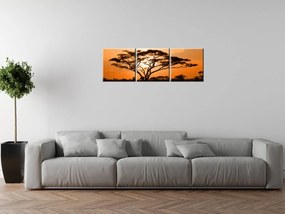 Gario Vászonkép Gyönyöru afrikai táj - 3 részes Méret: 90 x 30 cm