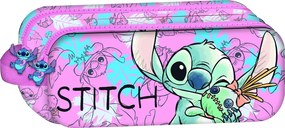 Disney Lilo és Stitch, A csillagkutya Doll 2 rekeszes tolltartó 23 cm