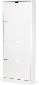 AVENBERG SLIM FLIP 4 Cipőtartó - fehér