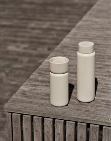 Bézs rozsdamentes acél termobögre 650 ml Singles – Zone