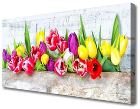 Canvas kép Tulipán virágok természet 140x70 cm