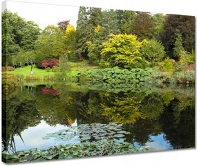 Vászonkép 40x30 Park tükröződés