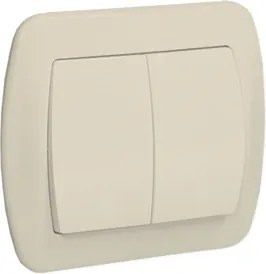 Gyertyatartó kapcsoló bézs Akord AW5/12 Kontakt-Simon