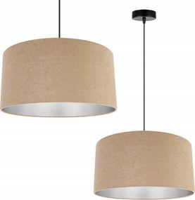 Mennyezeti Lámpa Lógó Csillár Szimpla Bézs Króm Lámpabúra Glamour